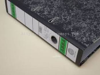 ABBA Arch File F4 3" Silver