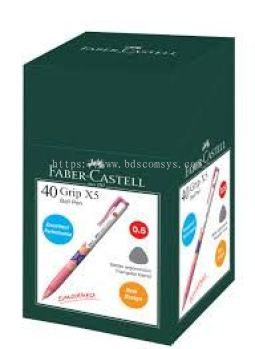 FABRE CASTLE GRIP X5 BALL PEN 0.7 RED
