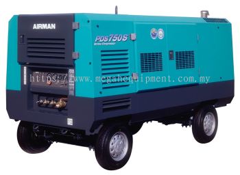 RENTAL USED/RECONDITIONED 750CFM PORTABLE AIR COMPRESSOR