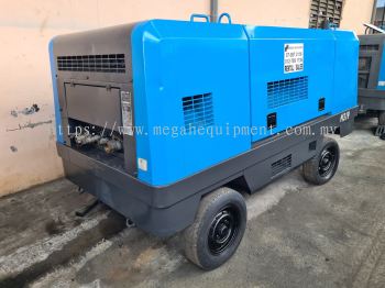 USED AIRMAN PORTABLE AIR COMPRESSOR PDS390S @ 102PSI