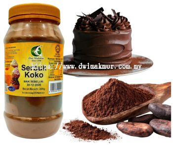 Serbuk Koko A (Botol) 220G RM21.90 X 6 Units C.DWI MAKMUR