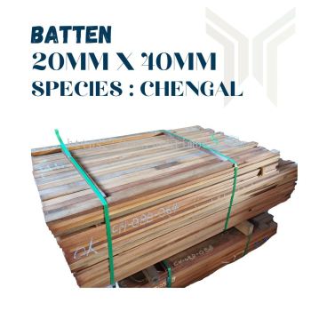 Batten 20mm x 40mm - Chengal