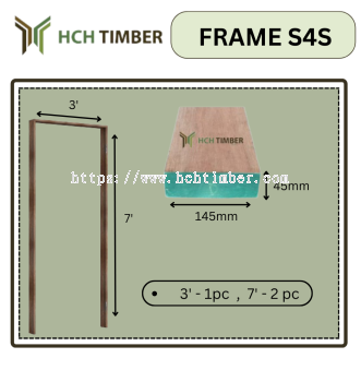 Frame 3' x 7' - Nyatoh