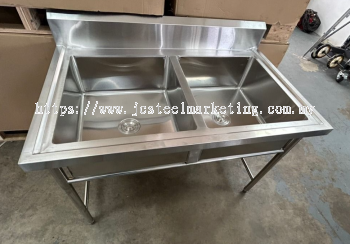 Stainless Steel Double Bowl Sink