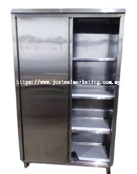 Stainless Steel Cabinet c/w sliding door