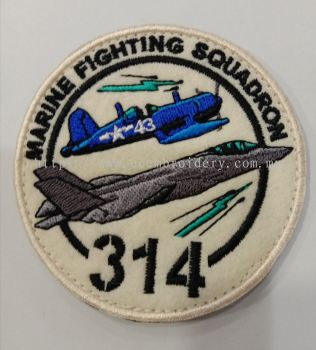 Embroidery Patch VMF-314 Heritage Aircraft