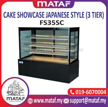 Cake Showcase Japanese Style (3 Tier) FS35SC