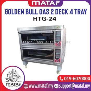 GOLDEN BULL Gas Oven 2 Deck 4 Tray (HTG-24)