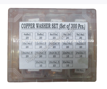 COPPER WASHER MIXED 1BOX/300PCS (CW-3000)