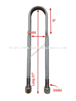 F3 CAMC REAR U BOLT WITH NUT (SUB-M2492535-F3)