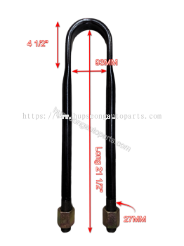 CAMC REAR U BOLT WITH NUT (SUB-M2792545F3-APM)