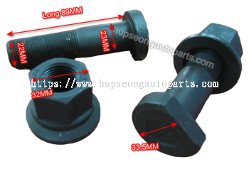 CAMC FRONT WHEEL BOLT WITH NUT (WB-CAMC-10FA)