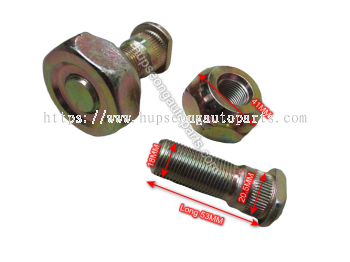 JBC FRONT LEFT HAND WHEEL BOLT WITH NUT (WB-JBC-10FLA)