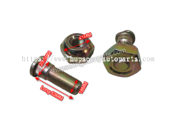 JBC FRONT RIGHT HAND WHEEL BOLT WITH NUT (WB-JBC-10FRA)