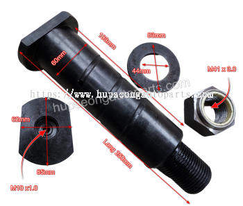 M60x183 FUWA SUSPENSION PIN WITH NUT (SPP-FUWA-4012)