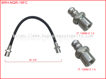 ISUZU SF21/6-21/6/410 NQR FRT CENTER BRAKE HOSE #BRH12101210 16 1/4" #BRH=2O (BRH-NQR-18FC)