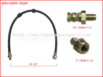 ISUZU NRR FRONT BRAKE HOSE #BRH10101010 25 1/2" #BRH=1IO (BRH-NRR-1826F)