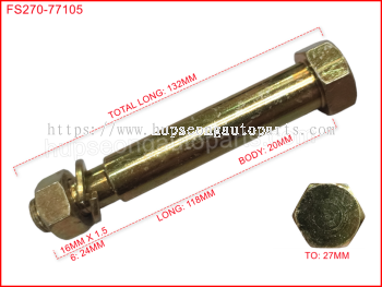 HINO FS270 CABIN BOLT WITH NUT #CABIN PIN #CABIN MOUNTHING BOLT & NUT (FS270-77105)