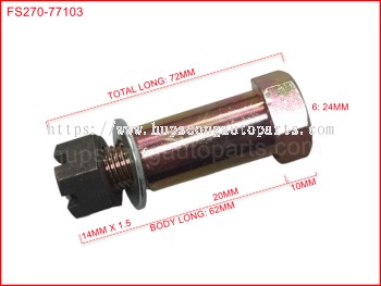 HINO FS270 CABIN PUMP BOLT WITH NUT #CABIN BOLT & NUT (FS270-77103)