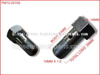 VOLVO FM12 V21697342 FM12 FUEL FILTER OVERFLOW BOLT #2210=1010 21 TL29 (FM12-22102)