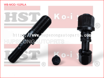 MOD NISSAN HINO MITSUBISHI REAR LEFT HAND WHEEL BOLT WITH NUT #LEFT HAND #2N22 30x135 (WB-MOD-102RLA)