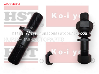 MOD NISSAN HINO FUSO REAR LEFH HAND WHEEL BOLT WITH NUT #LEFT HAND #HWC BRAND #2N22 22X57 20X98TL (WB-BC4200-LH)