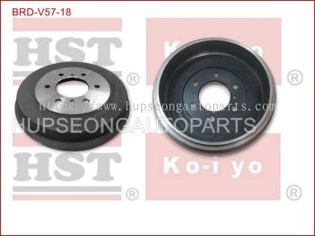 DAIHATSU DV57 42431-87304 #FRONT &amp; REAR BRAKE DRUM #6 HOLE ( BRD-V57-18 )