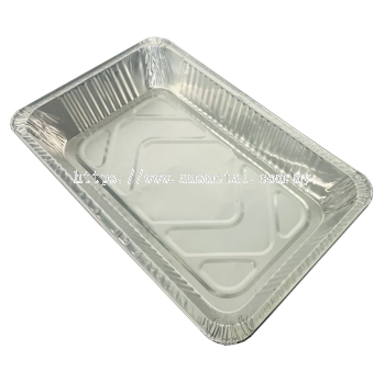 Aluminium Container Foil Code 9850 Cover With Lid XL Size 525 x325x 85 H