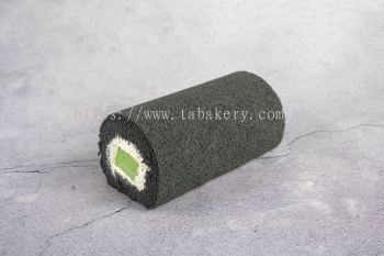 CHARCOAL MATCHA PUDDING SWISS ROLL