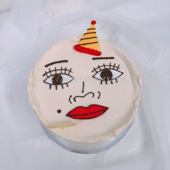 HAND DRAWN PRANK CAKE