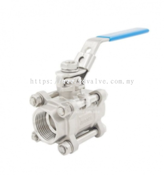 SS304 3-PC Body Ball Valve