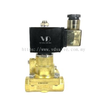 VD VDS / GPS 2/2-Way Brass Solenoid Valve for Steam Normally Close 16Bar 180DegC - Available in Multiple Sizes and Voltages