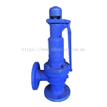 ARITA Carbon Steel WCB Safety Valve with Lever Flanged End PN16 / PN40