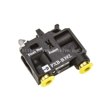 PARKER PXB-B3921 Telepneumatic Logic & Controls 3/2-Way Plunger Control Valve 4MM Push In Type NO