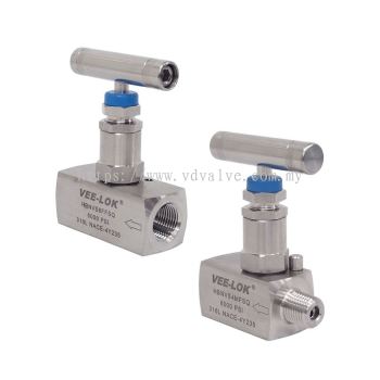 VEELOK HBNV Series SS316 High Pressure Needle Valve 6000PSI - NPT Connection