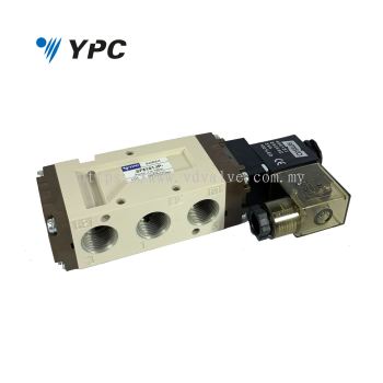 YPC SF5101-IP 5/2-Way Single Coil Pneumatic Solenoid Valve 3/8"