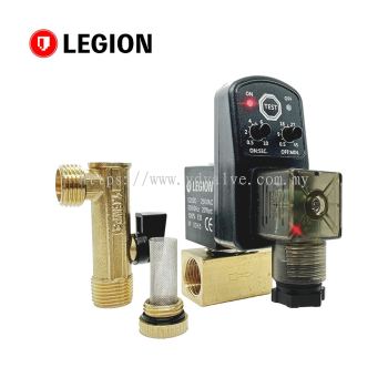 LEGION Electrical Timer Auto Drain Valve 1/2" - Efficient Water Management Solution (Separate Type)