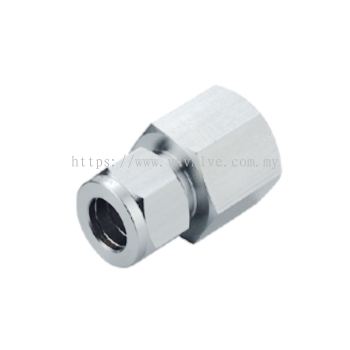 VEELOK SS316L Twin Ferrule Female Connector Compression Fitting 6000psi