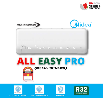 2.0HP MIDEA AIR CONDITIONER ALL EASY PRO SERIES - R32 INVERTER 5 STAR WITH NEW TECHNOLOGY