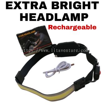 RECHARGEABLE EXTRA BRIGHT HEADLAMP