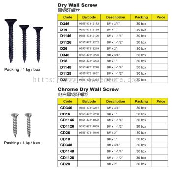 DRYWALL SCREW