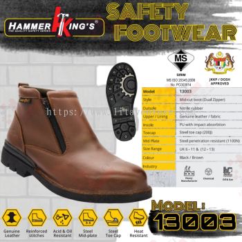 HAMMER KING'S SAFETY BOOT 13003
