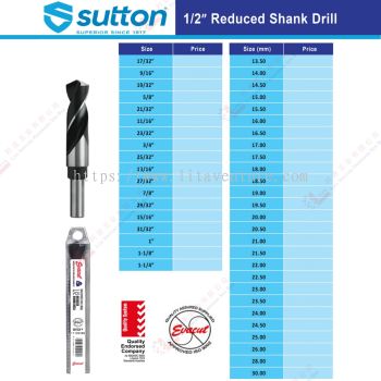 EVACUT BRAND REDUCES SHANK DRILL