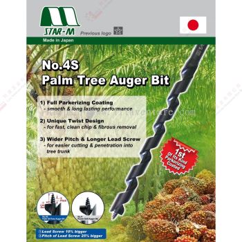 STAR-M BRAND PALM TREE AUGER BIT - 4S