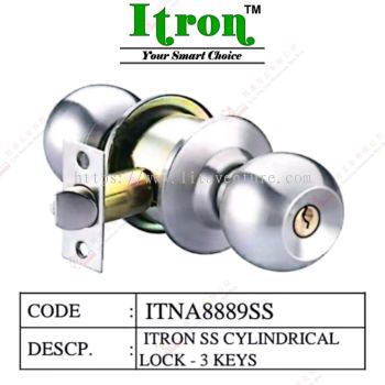 ITRON BRAND CYLINDRICAL LOCK - ITNA8889SS