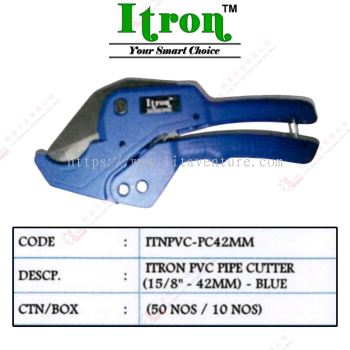 ITRON BRAND ITRON PVC PIPE CUTTER - ITNPVCPC42MM