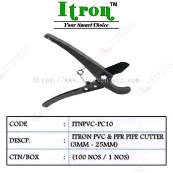 ITRON BRAND PVC & PPR PIPE CUTTER - ITNPVCPC10