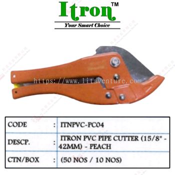 ITRON BRAND PVC PIPE CUTTER - ITNPVCPC04