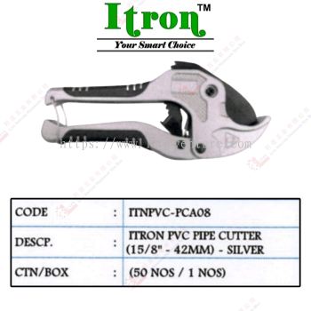 ITRON BRAND PVC PIPE CUTTER SILVER - UTNPVCPCA08