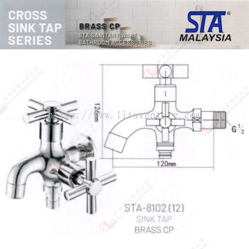 STA BRAND  CROSS WALL TAP - STA810212